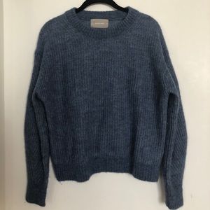 Everlane oversized Alpaca Sweater in blue XS